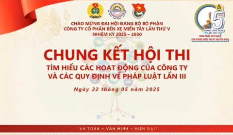 CHUNG KẾT HỘI THI " TÌM HIỂU VỀ CÁC HOẠT ĐỘNG CỦA CÔNG TY VÀ CÁC QUY ĐỊNH VỀ PHÁP LUẬT LẦN 3 - NĂM 2025"
