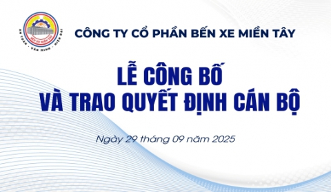 LỄ CÔNG BỐ QUYẾT ĐỊNH VỀ CÔNG TÁC CÁN BỘ