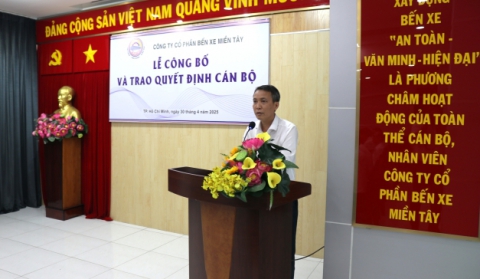 LỄ CÔNG BỐ VÀ TRAO QUYẾT ĐỊNH BỔ NHIỆM CÁN BỘ