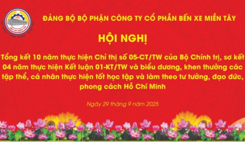 TỔNG KẾT 10 NĂM THỰC HIỆN CHỈ THỊ SỐ 05-CT/TW CỦA BỘ CHÍNH TRỊ, SƠ KẾT 04 NĂM THỰC HIỆN KẾT LUẬN 01-KT/TW VÀ BIỂU DƯƠNG, KHEN THƯỞNG CÁC TẬP THỂ, CÁ NHÂN THỰC HIỆN TỐT HỌC TẬP VÀ LÀM THEO TƯ TƯỞNG, ĐẠO ĐỨC, PHONG CÁCH HỒ CHÍ MINH